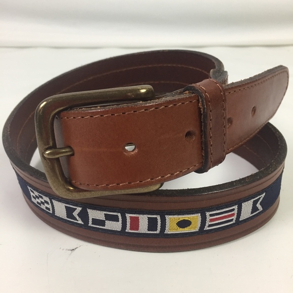 nautica flag belt